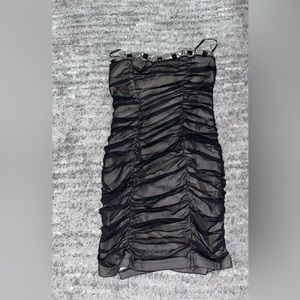 A cute black dress for any event, hoco, wedding, and more